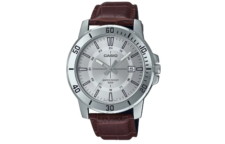 CASIO Men Standard Series Silver Watch MTP-VD01L-7C