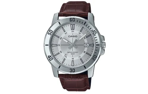 CASIO Men Standard Series Silver Watch MTP-VD01L-7C