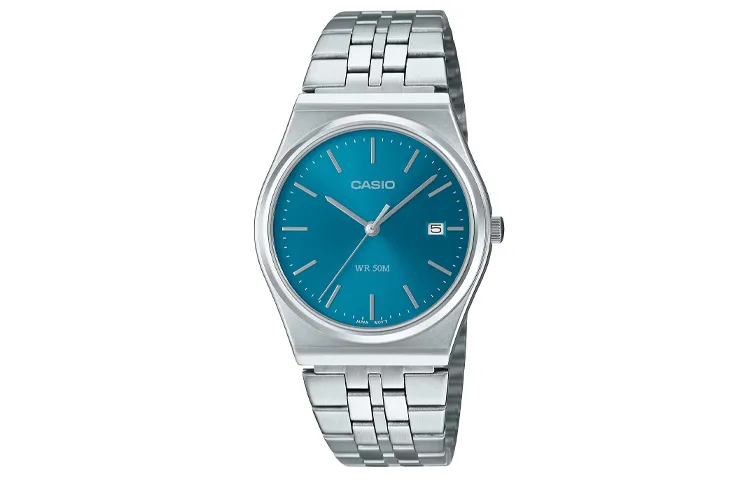 CASIO Women's Standard Series 35mm Blue Watch MTP-B145D-2A2