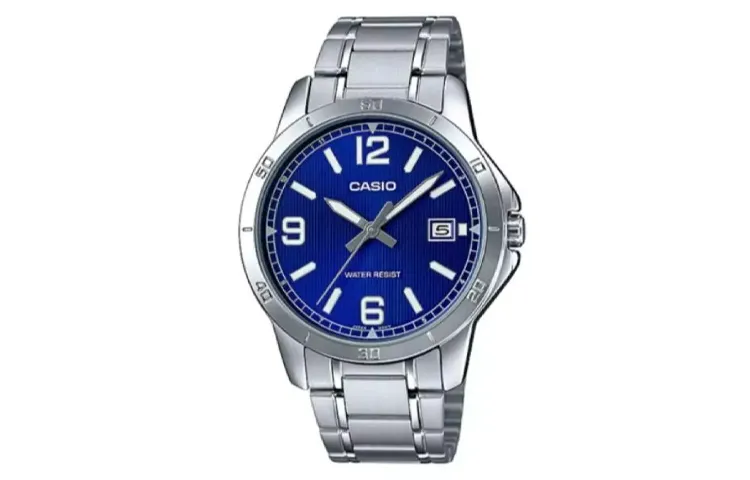 CASIO Men Standard Series Blue Watch MTP-V004D-2B