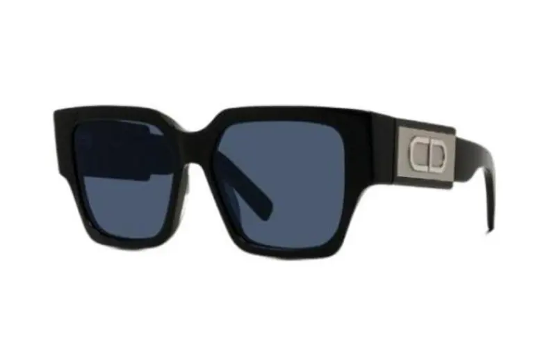 DIOR Square Sunglasses Men's Black