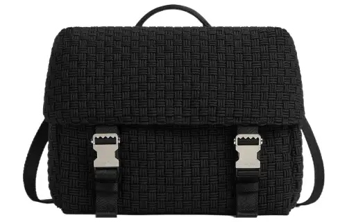 Bottega Veneta Intrecciato Cotton With Modified Polyamide Backpack Regular Men's Black