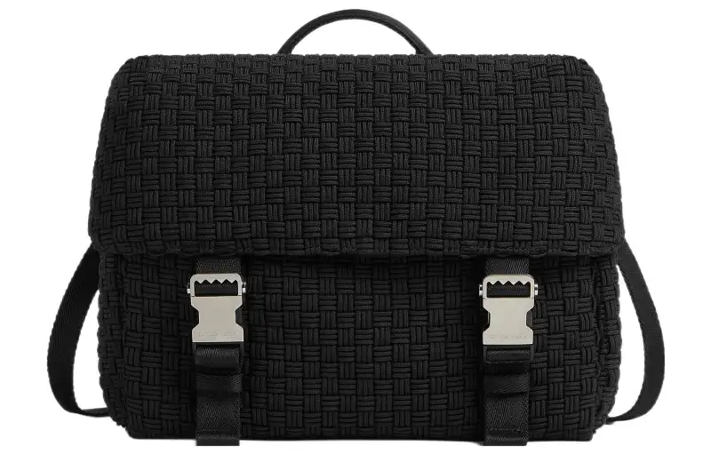 Bottega Veneta Intrecciato Cotton With Modified Polyamide Backpack Regular Men's Black