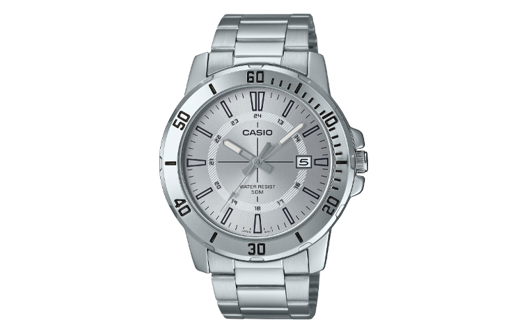 Мужские часы Casio Marlin Series (серебристые)