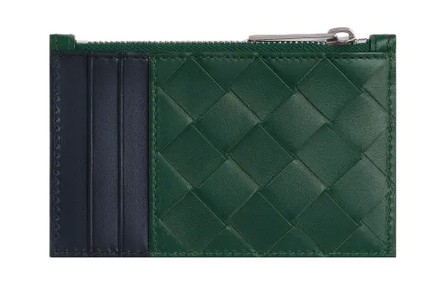 Bottega Veneta Intrecciato Zipped Card Case