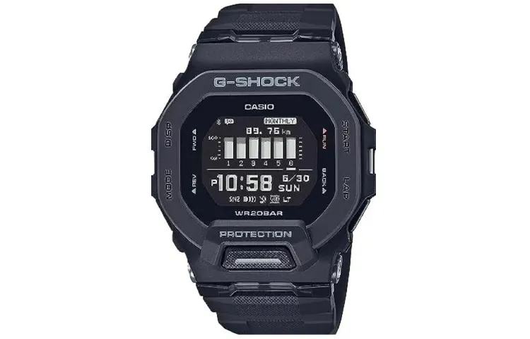 CASIO Men G-SQUAD Series Black Watch GBD-200-1DR