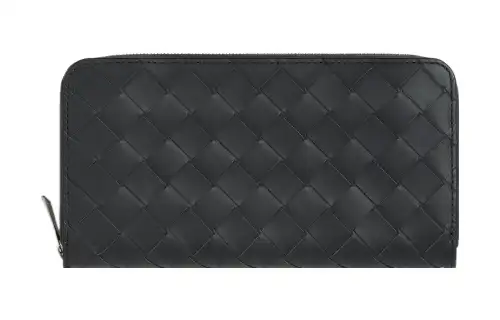 Bottega Veneta Intrecciato Zip Around Wallet