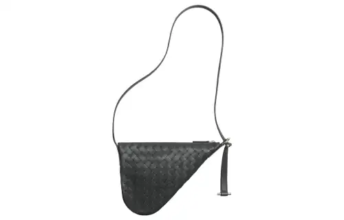 Bottega Veneta Intrecciato Cow Leather Crossbody Bags Small Men's Stone Gray