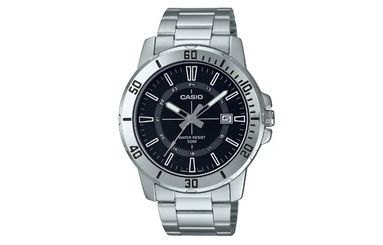 CASIO Men Standard Series Black Watch MTP-VD01D-1C