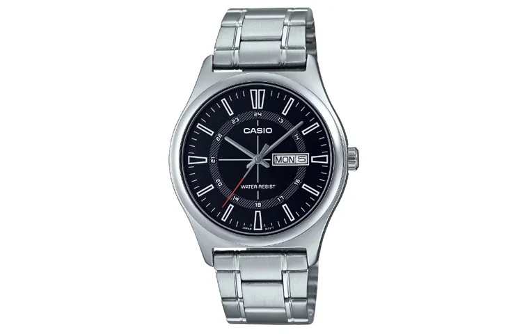 CASIO Men Standard Series Black Watch MTP-V006D-1C