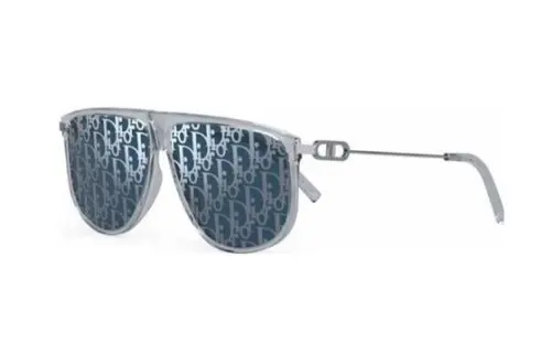DIOR Irregular Shape Sunglasses Women's Gray