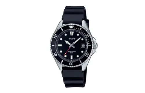 CASIO Women's Black Watch MDV-107-1A1