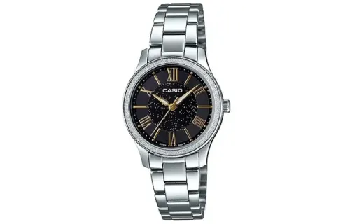 CASIO Women's Standard Series Black Watch LTP-E164D-1A