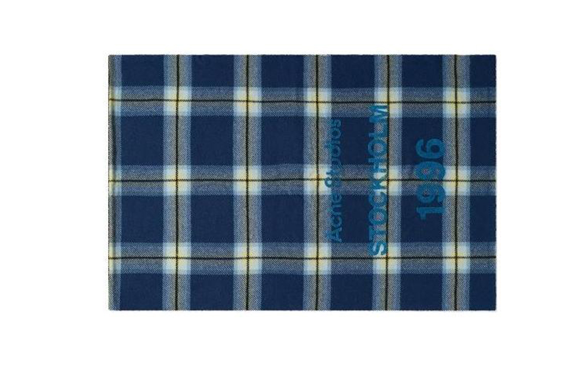 Мужской шарф Acne Studios (синий)
