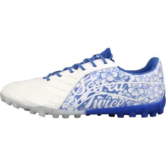 LINING Jin Soccer Shoes Men Low-Top Blue And White Porcelain