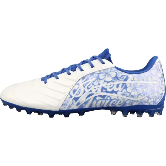 LINING Jin Soccer Shoes Men Low-Top Blue And White Porcelain