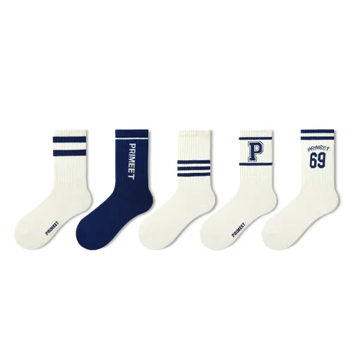 Primeet Design basketball summer knee socks for men and women, trend of season, American style, mid-length