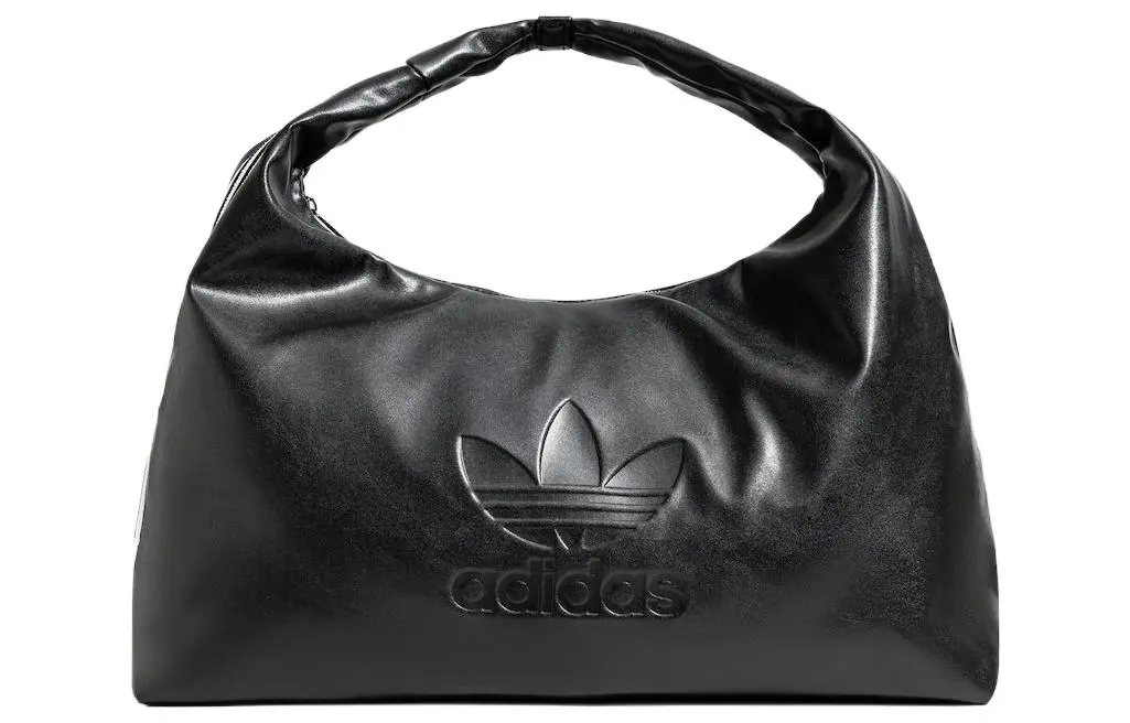 Adidas Originals Trefoil Polyurethane Cloud Bag, Sports Bag, Shoulder Bag Regular Unisex Black