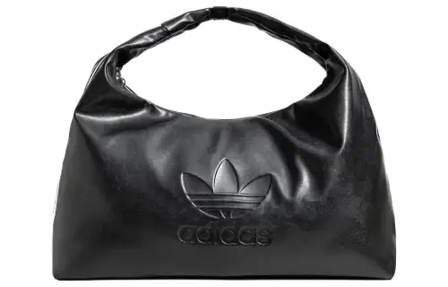 Adidas Originals Trefoil Polyurethane Cloud Bag, Sports Bag, Shoulder Bag Regular Unisex Black