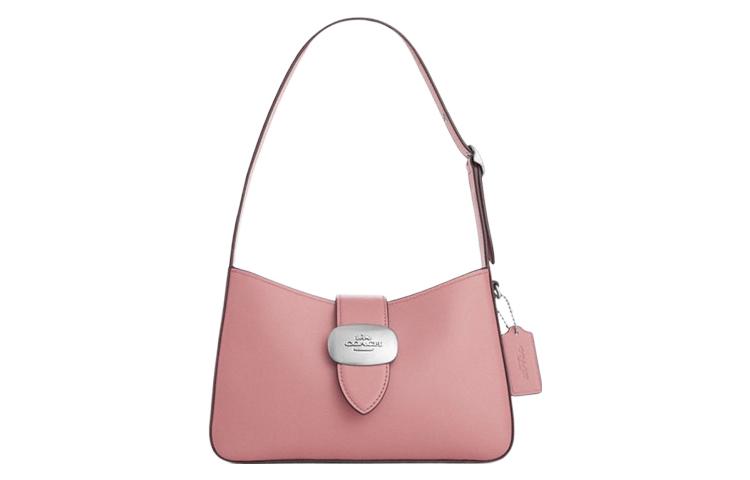 COACH Eliza Calfskin Shoulder Bag, Handbag, Shoulder Bag Medium Women's Pink