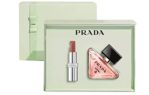PRADA Prada, perfume, lipstick, gift box, floral set for friend, 2 pieces, Birthday gift