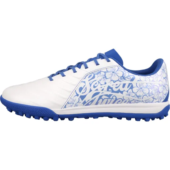 LINING Jin Soccer Shoes Men Low-Top Blue And White Porcelain