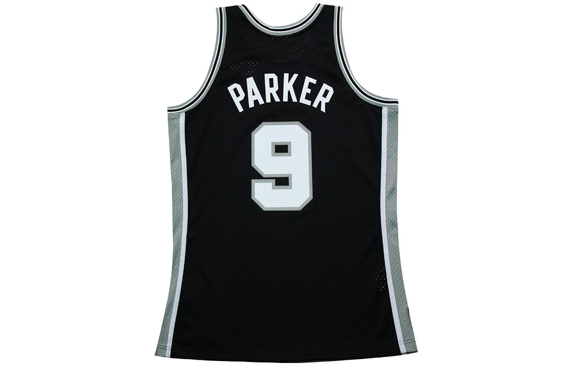 Mitchell Ness Basketball Jersey Fan Edition 01 02 Season, Spurs, Parker Size 9 Men’s Black