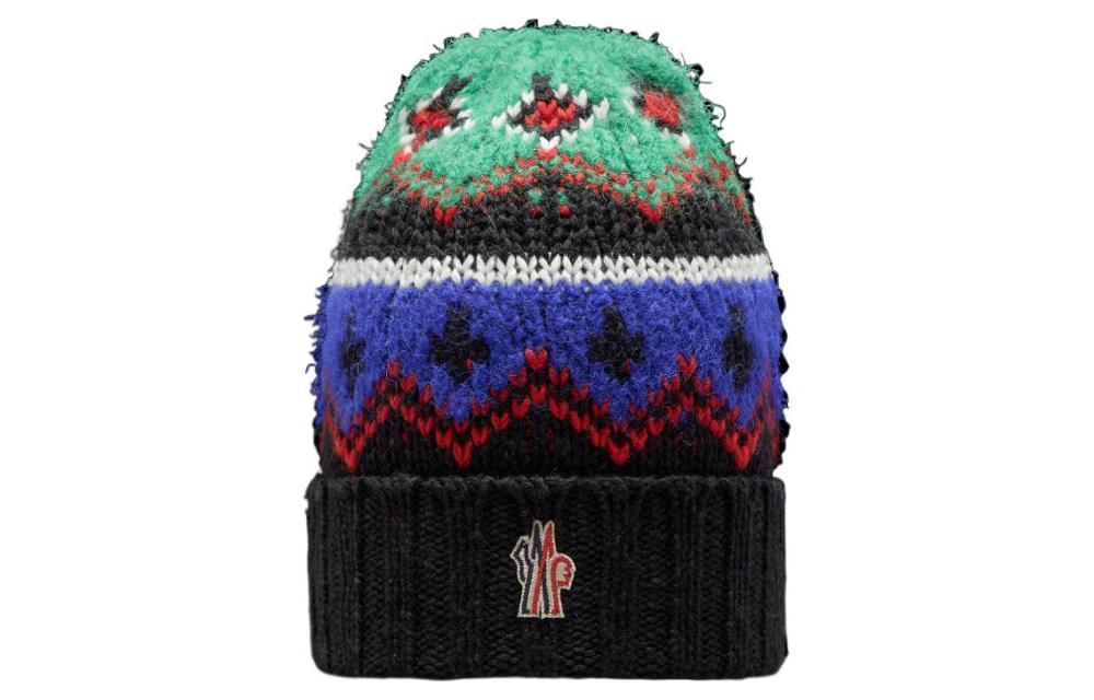 Мужская шапка Moncler (разноцветная) — фото 3