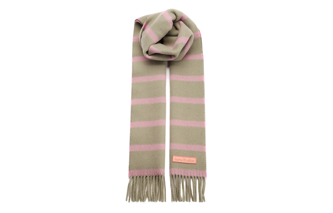 Женский шарф Acne Studios (коричневый)