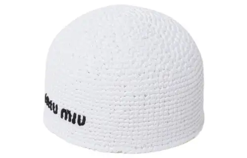 MIU MIU Headwrap Hat Women's White