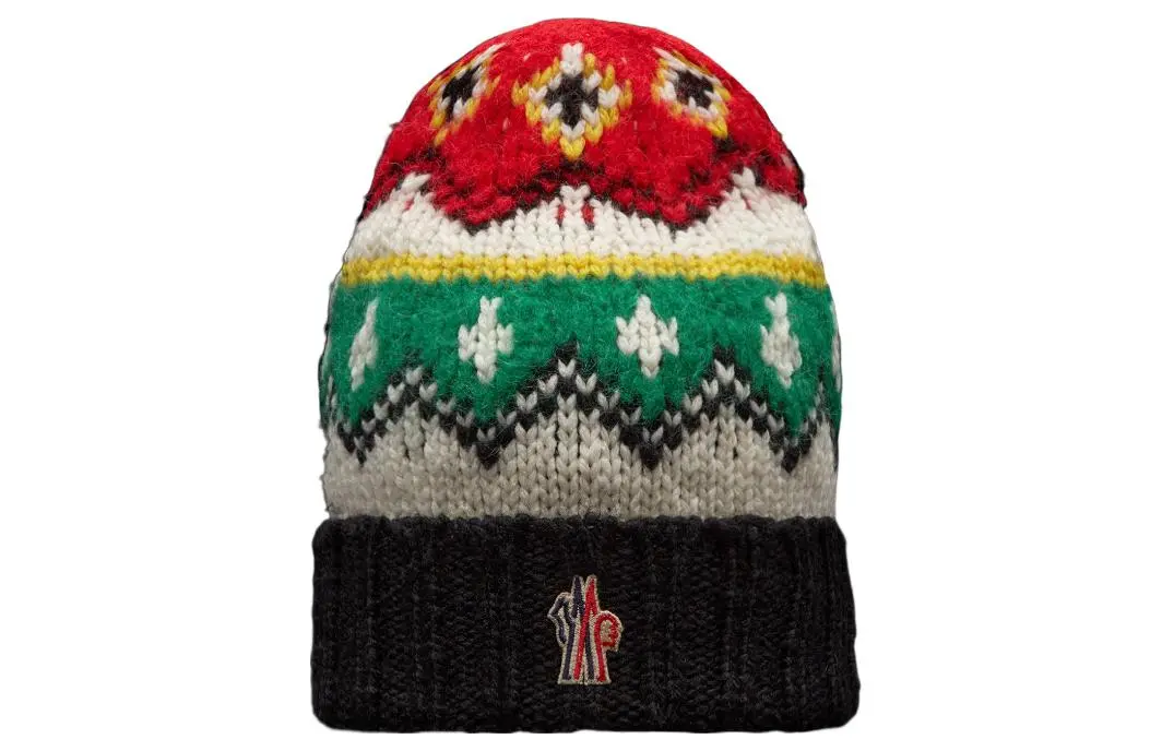 Moncler Grenoble Logo-patch Intarsia-knit Beanie