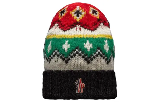 Moncler Grenoble Logo-patch Intarsia-knit Beanie