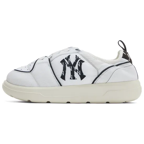MLB Chunky Classic A FLEECE Warm Low-Top Casual Shoes Unisex White