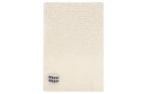 MIU MIU Knit Scarves Women's Ecru