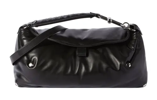 OFF WHITE Leather Handbag, Shoulder Bag Women's Black