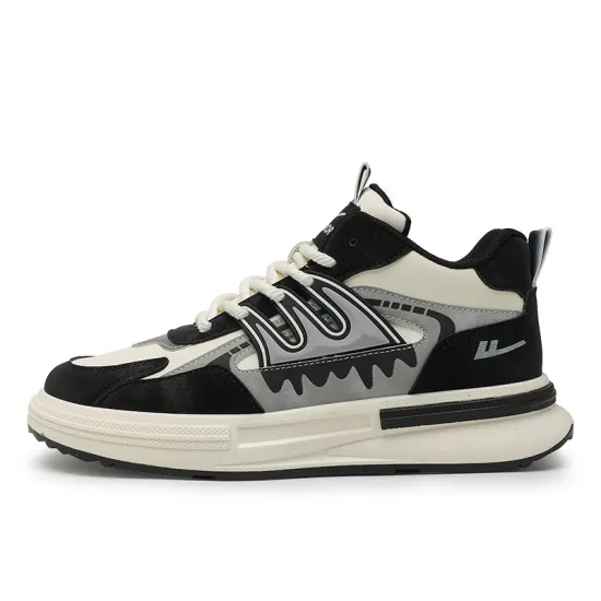 WARRIOR Skateboard Shoes Men Low-Top Beige