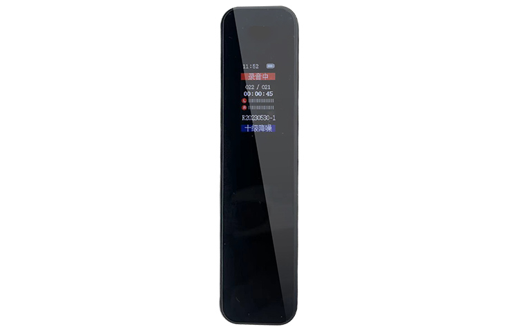 Black Cat Diary Recording Pen HMG4 512GB High Definition Noise Reduction Color Screen Digital Player Portable Classroom and Conference Professional Recording Super Long Standby to Text