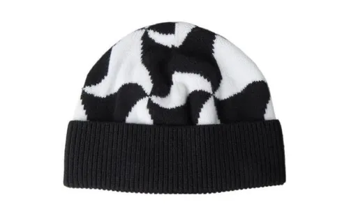 Bottega Veneta Patterned Print Beanies Men's Black