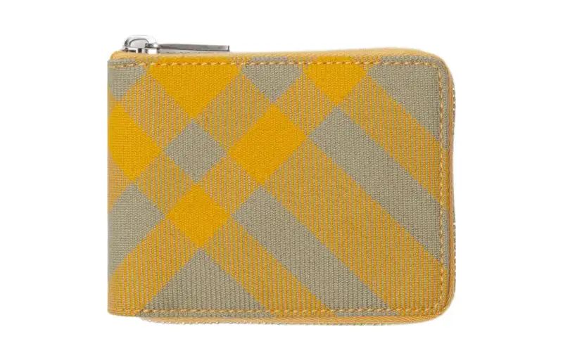 Burberry Wool Blend Wallet Women's Orion Beige