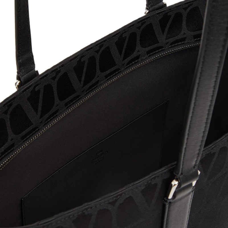 Мужская сумка Valentino (черная) — фото 6