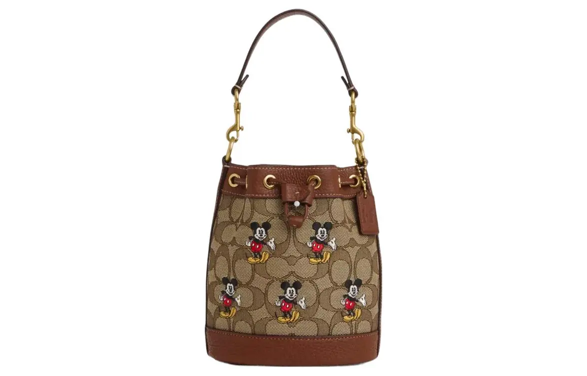 COACH X Disney Collaboration Dempsey Coated Canvas With Refined Pebbled Leather