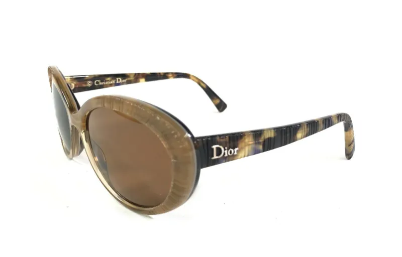 DIOR Acetate Cat Eye Sun Eyes Women's Brown