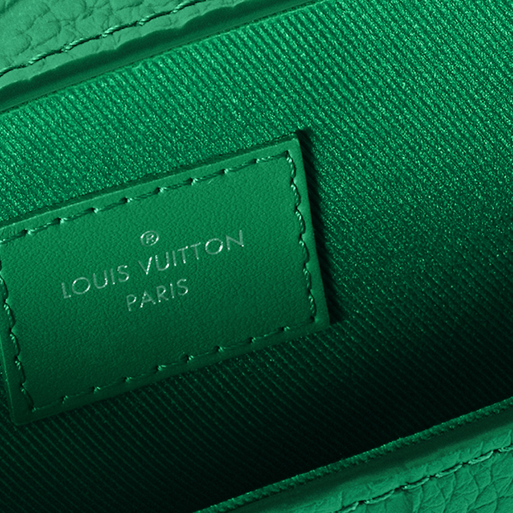 Мужская сумка Louis Vuitton Steamer (зеленая) — фото 6