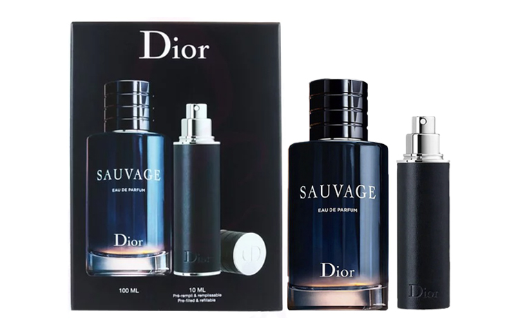 DIOR Dior Wilderness Men Perfume Set Oriental Fragrance Fragrance Perfume EDP 100ml formal + 10ml portable bergamot cedar