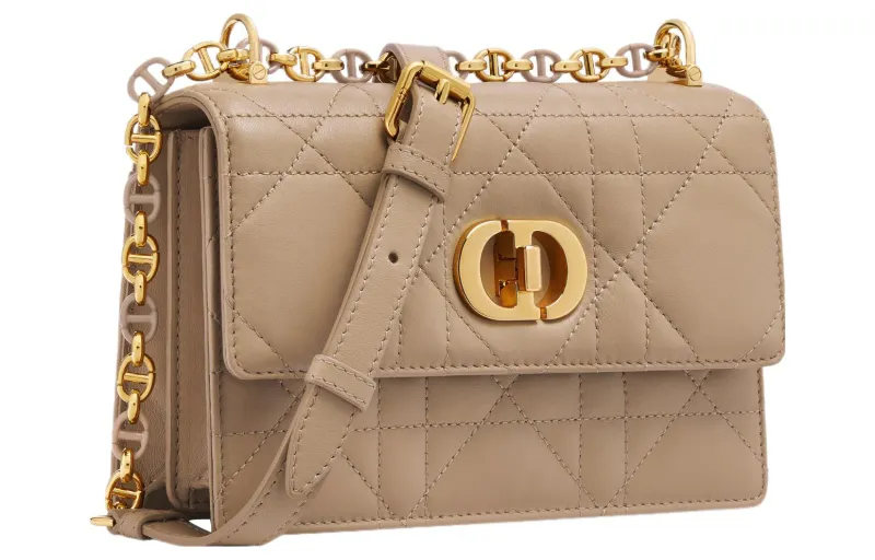DIOR Sheepskin Crossbody Bag, Shoulder Bag Women's Cookie