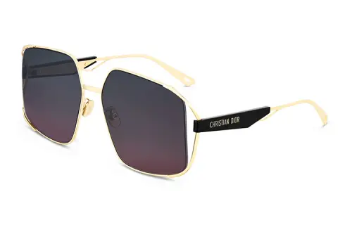 DIOR Sunglasses Unisex Burgundy