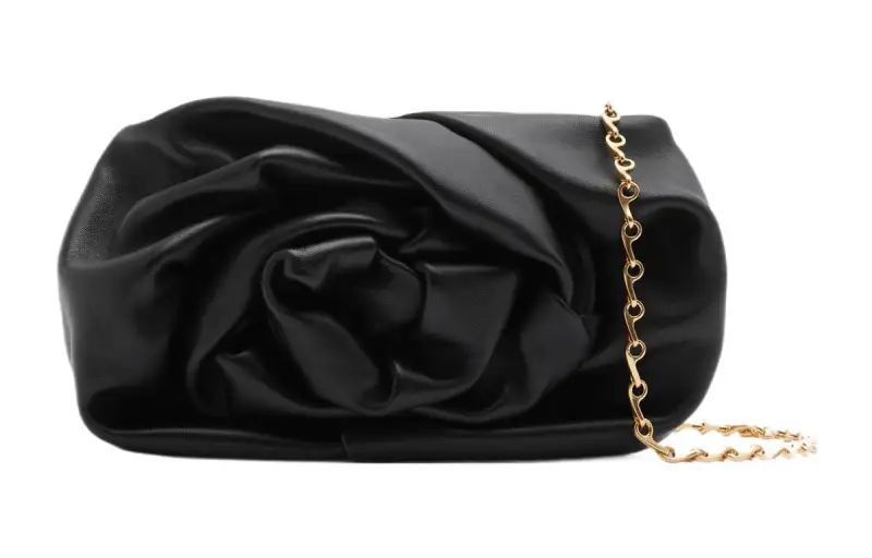 Burberry Lambskin Clutch Women's Black