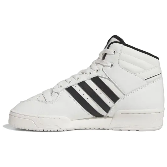 Adidas Originals Rivalry Series Skateboard Shoes Unisex High-Top White Black