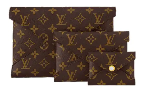 LOUIS VUITTON Monogram Canvas 3 in 1 Clutch Regular Women's Brown