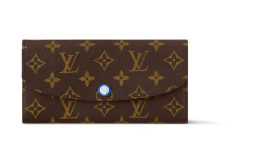 LOUIS VUITTON Emilie Wallet Colormania Blue